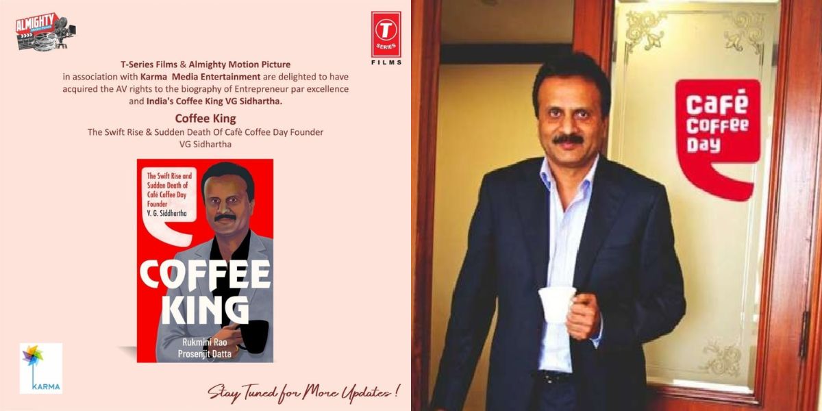 T-Series & Almighty Motion Picture acquire adaptation rights of the upcoming book on Cafe Coffee Day Founder V.G Siddhartha